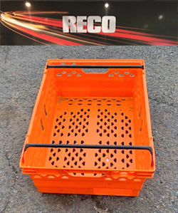 Used Orange Bale Arm Crates & Trays