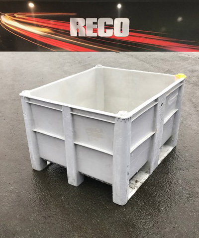 Used Dolav Style Plastic Pallet Boxes Grey