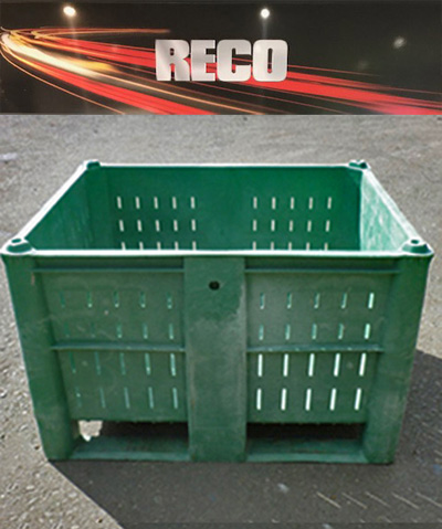 Used Vented Plastic Pallet Boxes