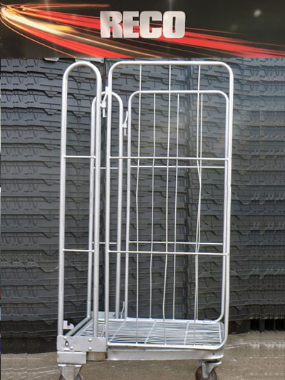Used 2 Sided A Frame Nestable Roll Cages